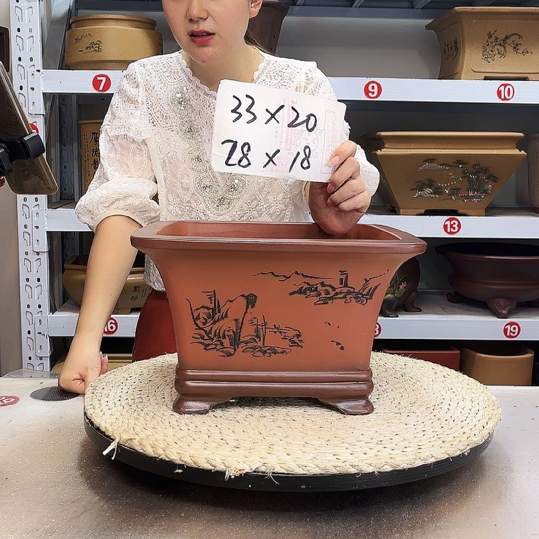 紫砂花盆紫砂花盆