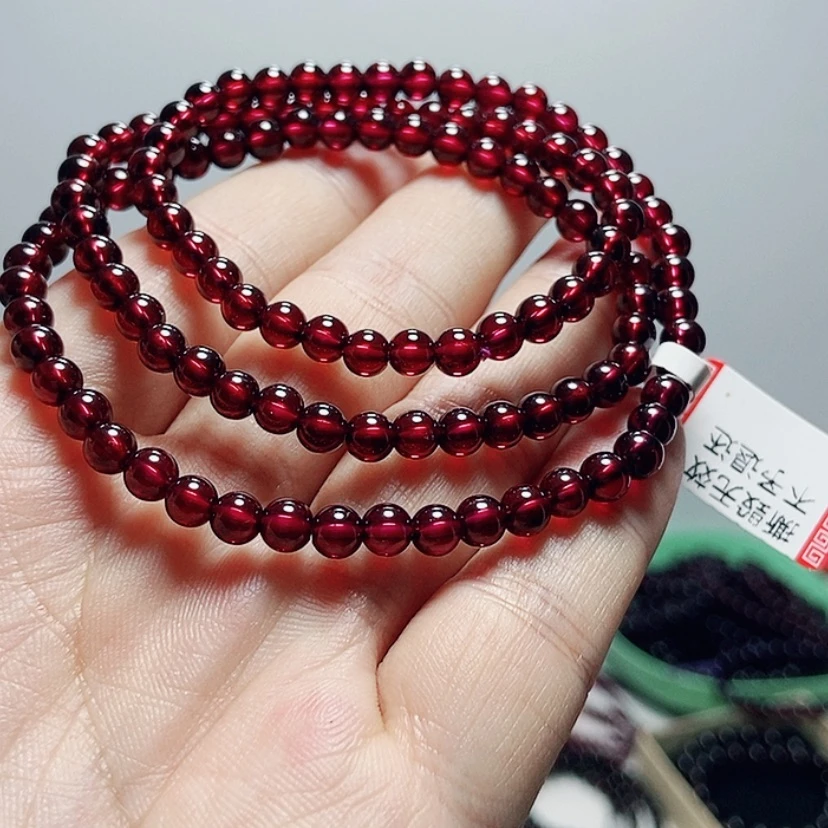 【闪购商品】手链未镶嵌石榴石5毫米