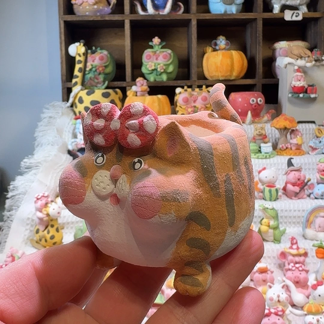 厂家直销手工花盆摆件