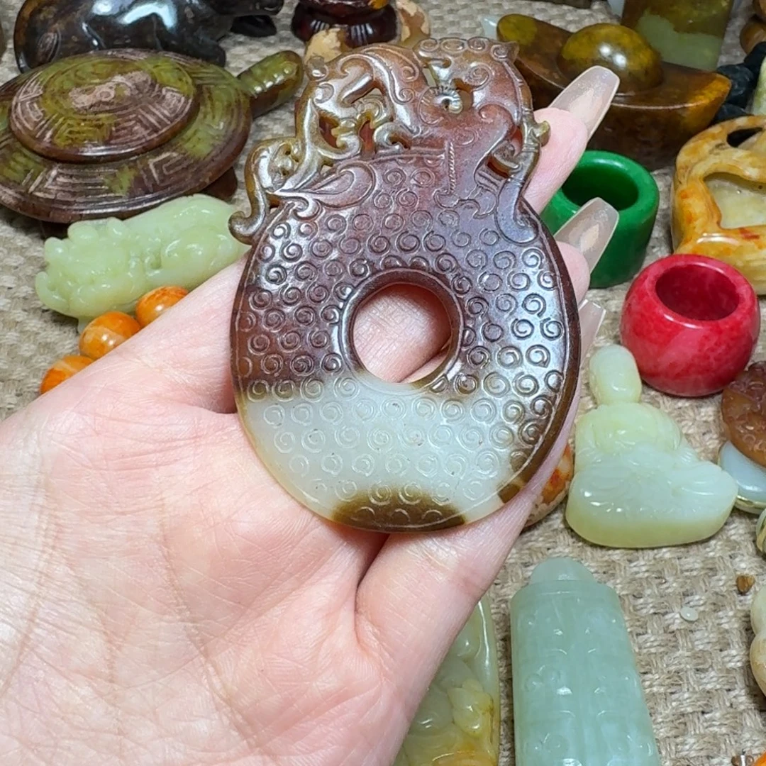 白玉菩提吊坠挂件