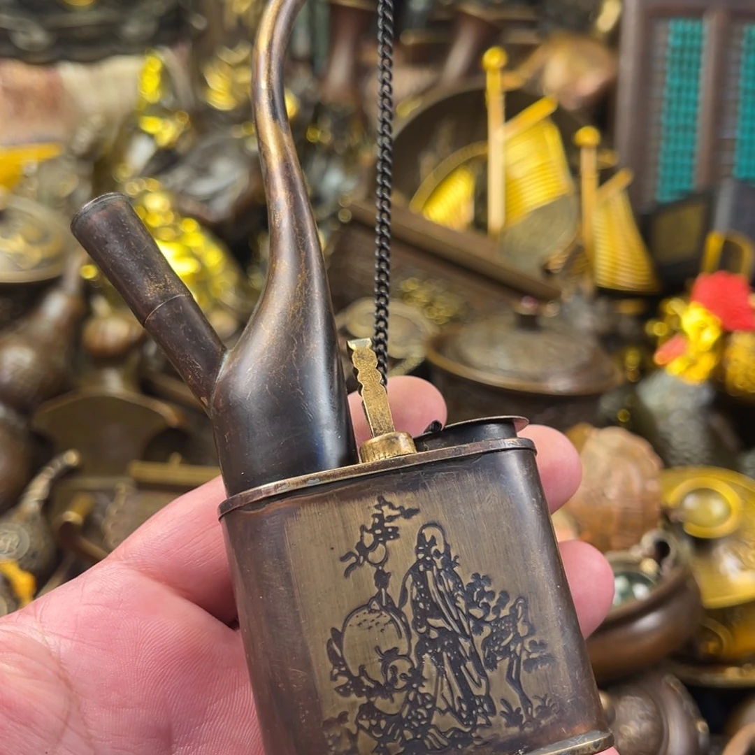 茶壶香炉铜器摆件