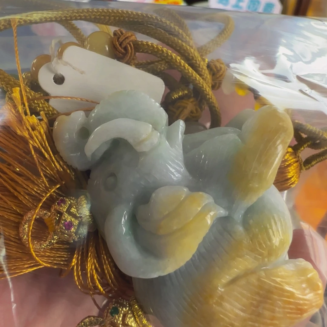 颈饰未镶嵌翡翠老坑