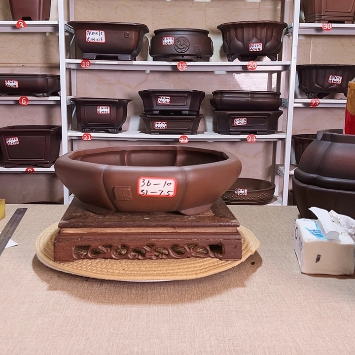 紫砂花盆紫砂花盆