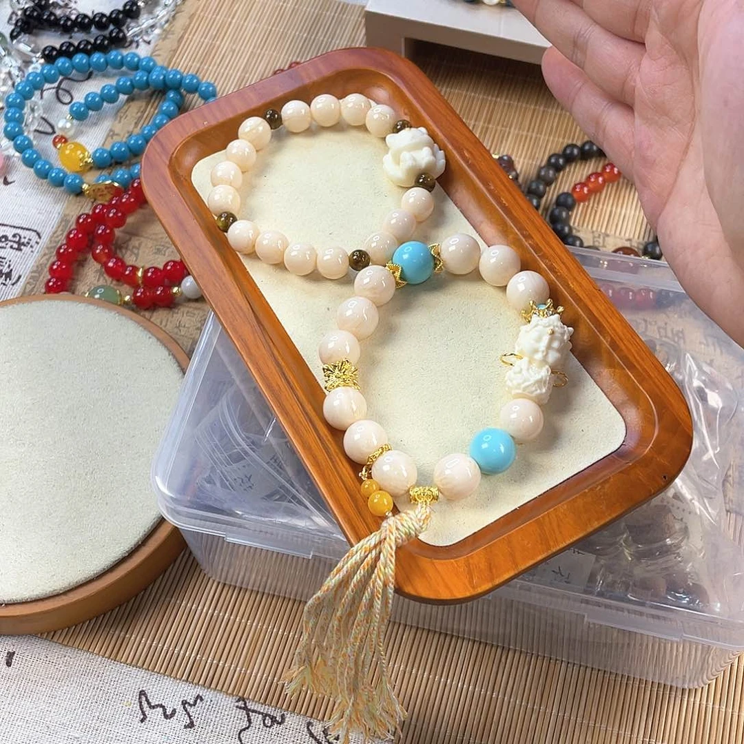 针钠钙石手饰银S925镀金镶嵌