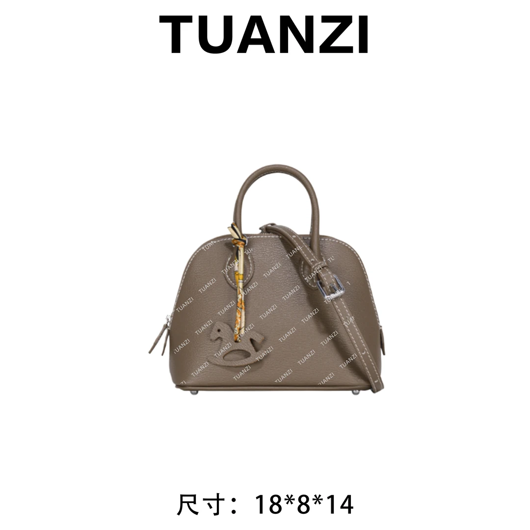 〖高端玩家〗新款经典女士轻奢时尚腋下女包 GQ-8864-大象灰