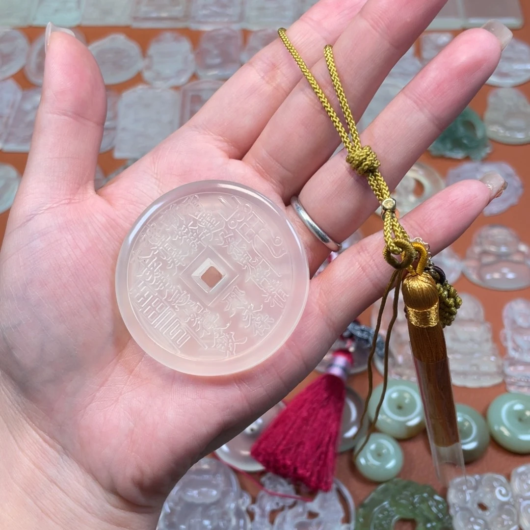 卜***～蛇纹石玉未镶嵌颈饰