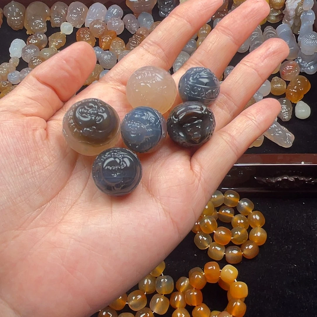 ①***④未镶嵌玛瑙/玉髓珠宝奇石