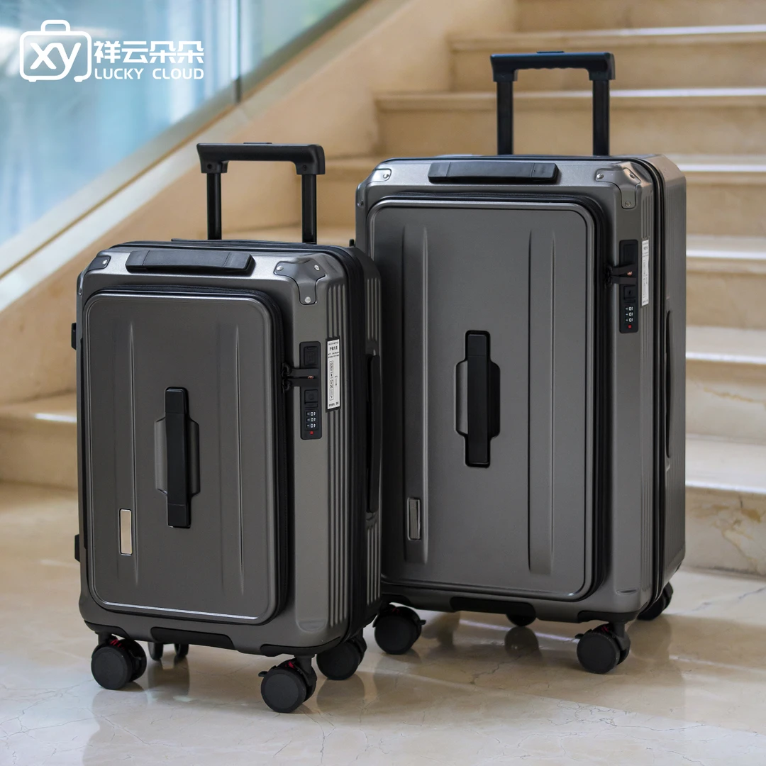 2025侧开大容量行李箱26女扩容登机拉链旅行箱皮拉杆箱32寸男耐用