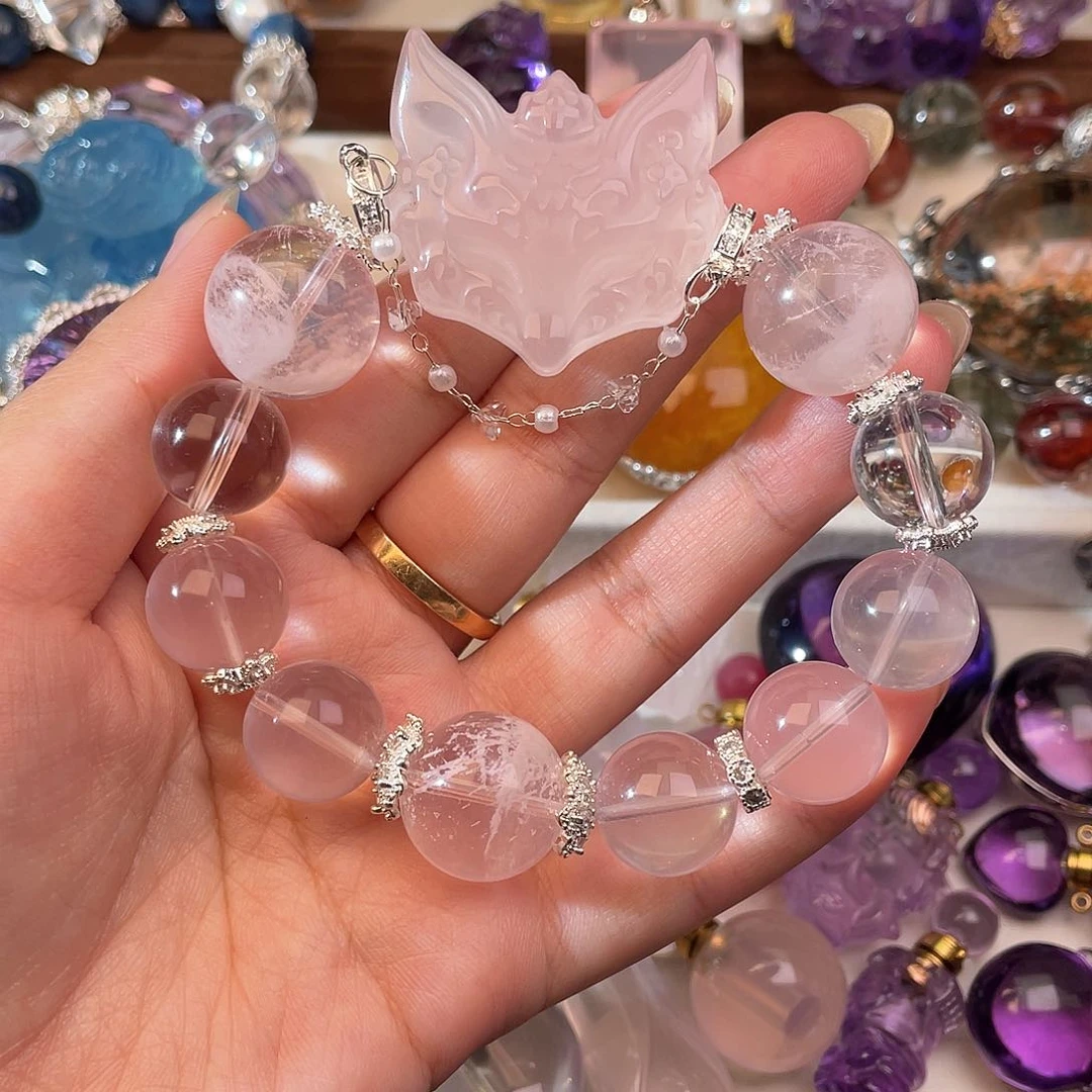 水晶手链未镶嵌像****驰天然水晶手链595