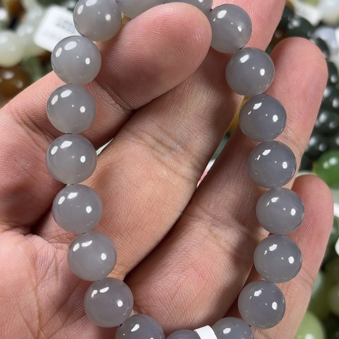 未镶嵌和田玉手链W197