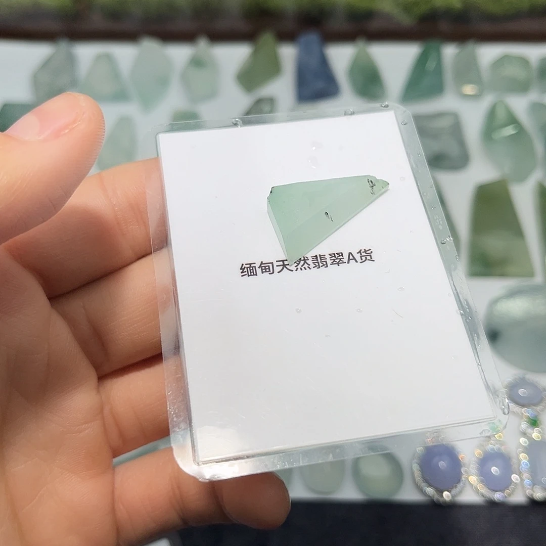 翡翠未镶嵌颈饰5677