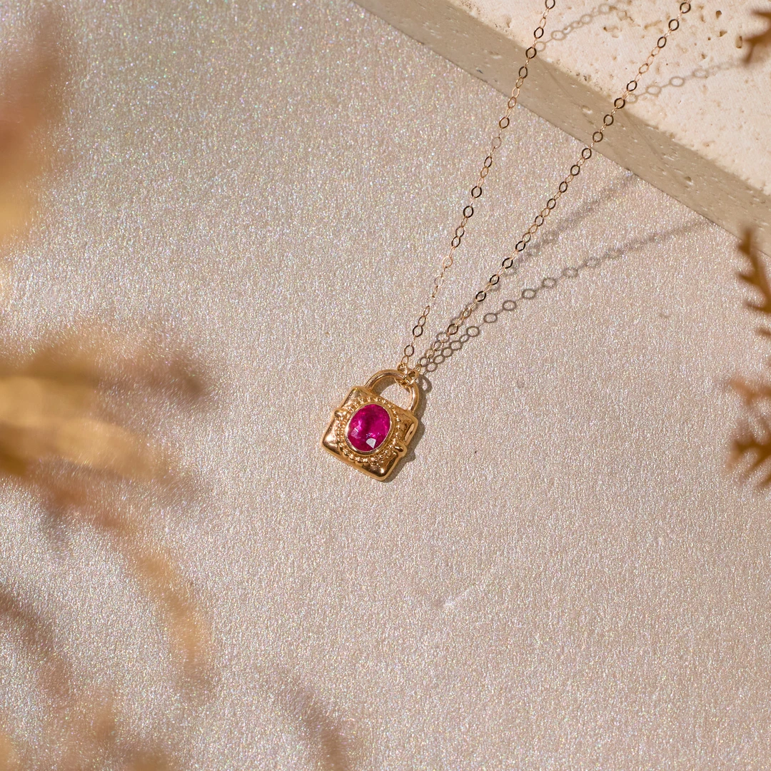 【歪歪】碧玺锁骨链*18K金镶嵌（多样性发一）XB-S9775