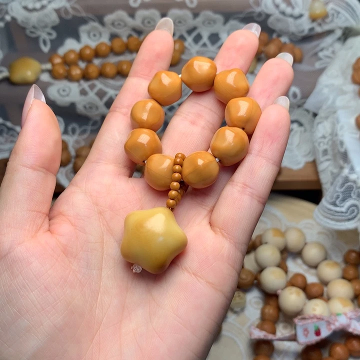 猴头核桃吊坠星星手捻