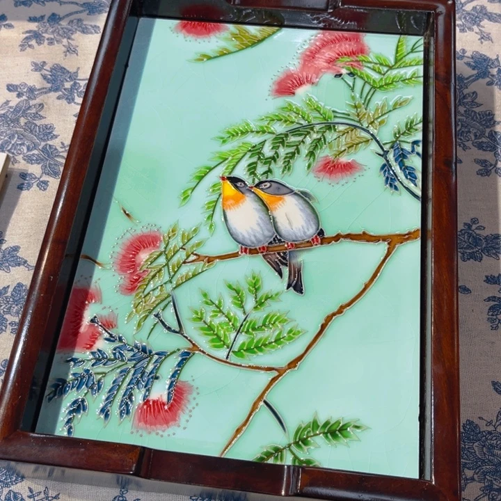 一体款瓷板画艺术作品