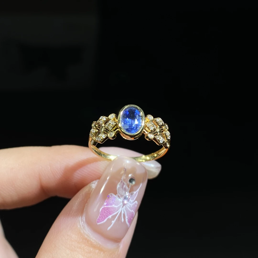 18k蓝宝石戒指000045 L167925