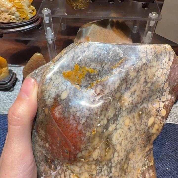 寿山石水***人寿山石石头