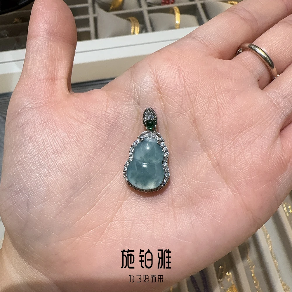 福气满满 翡翠福禄葫芦 （598013）