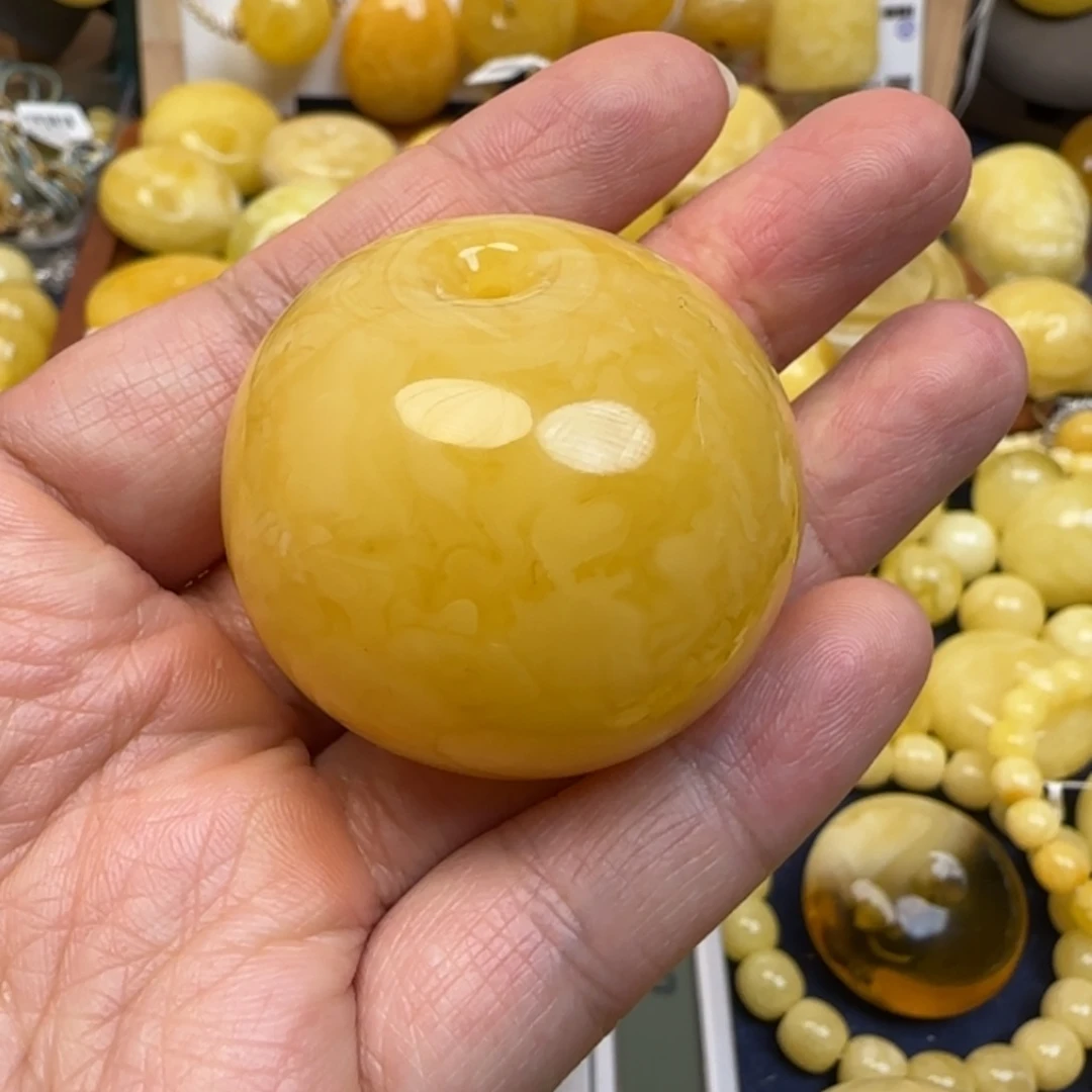 蜜蜡未镶嵌颈饰天然蜜蜡