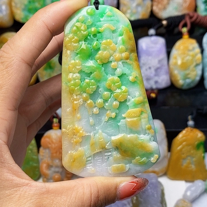 定制翡翠未镶嵌翡翠A货一物一证