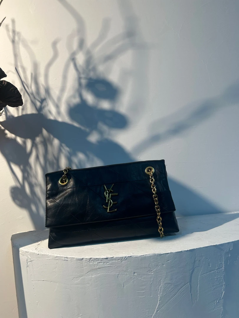 【G220】经典22bag垃圾袋mini菱格链条包单肩包白