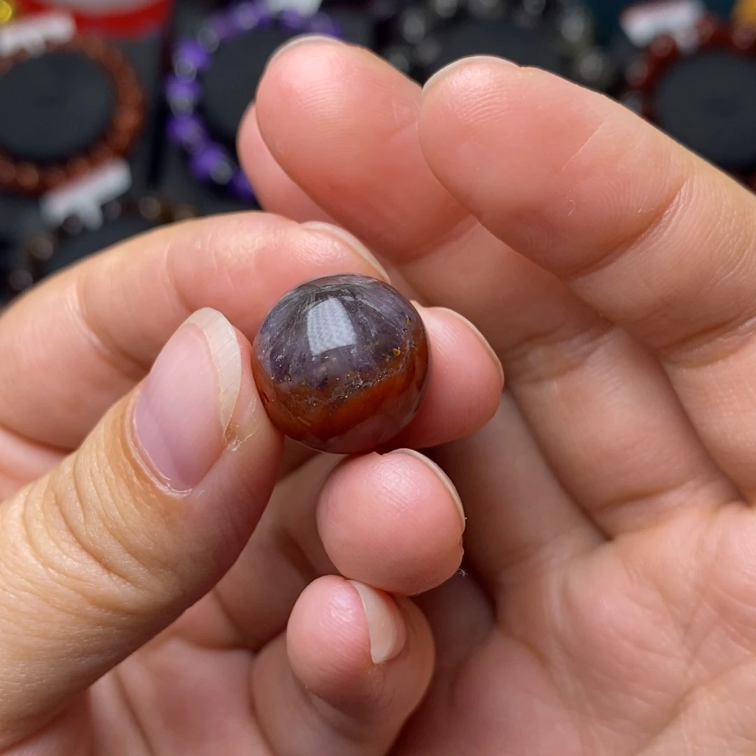 未镶嵌手链水晶罗*极光荆棘玫瑰天眼单珠15mm
