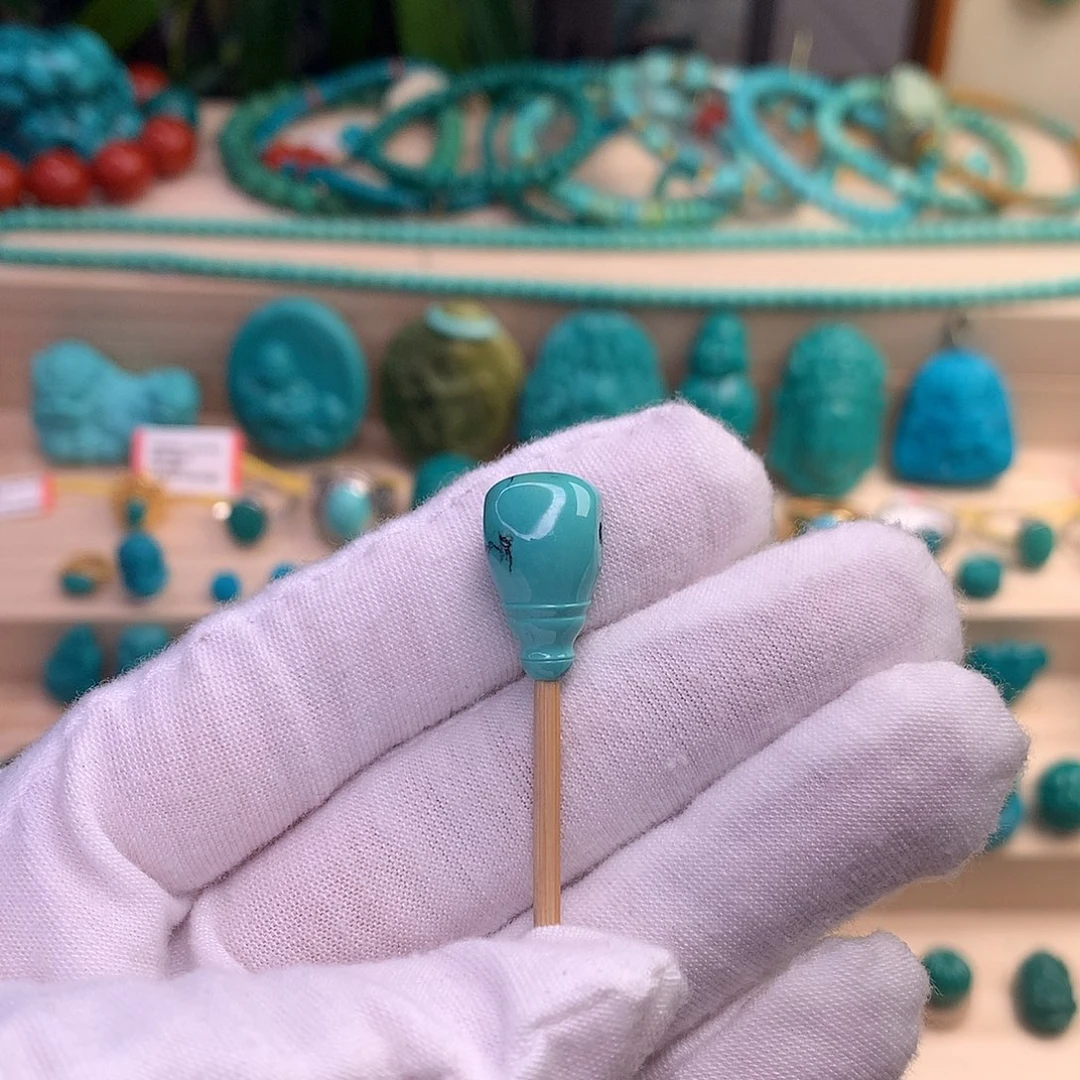 绿松石珠宝半成品未镶嵌