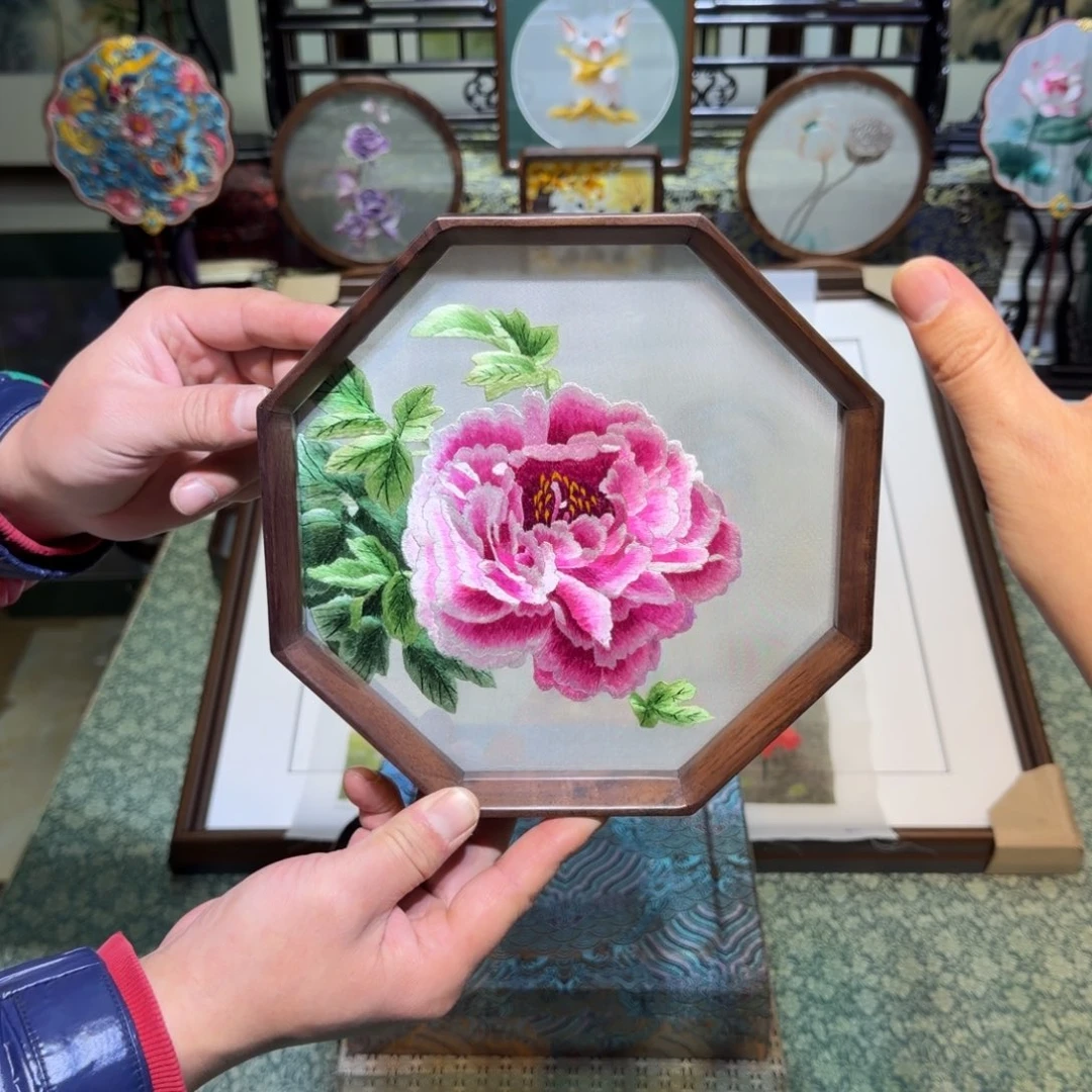 福***旺刺绣手工苏绣工艺异色