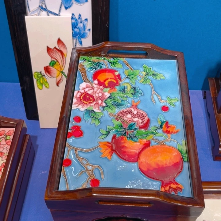 瓷片瓷板画艺术作品