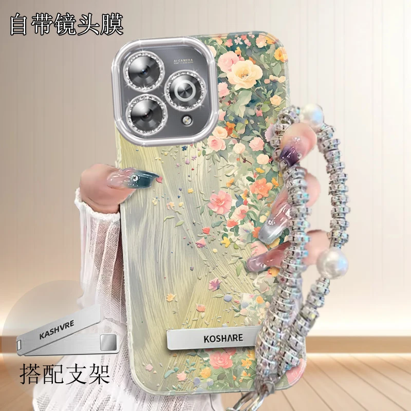 全包摄像头Hi畅享80Pro手机壳全包防摔花墙SHR-AN00软壳羽纱新款