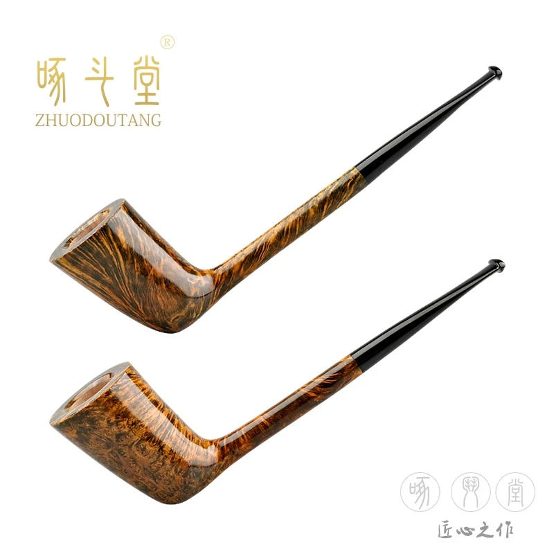 琢斗堂手作西班牙进口石楠木长腿郁金香都柏林3mm烟道硫化嘴包邮