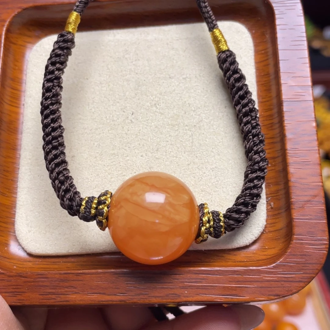 蜜蜡颈饰未镶嵌项链