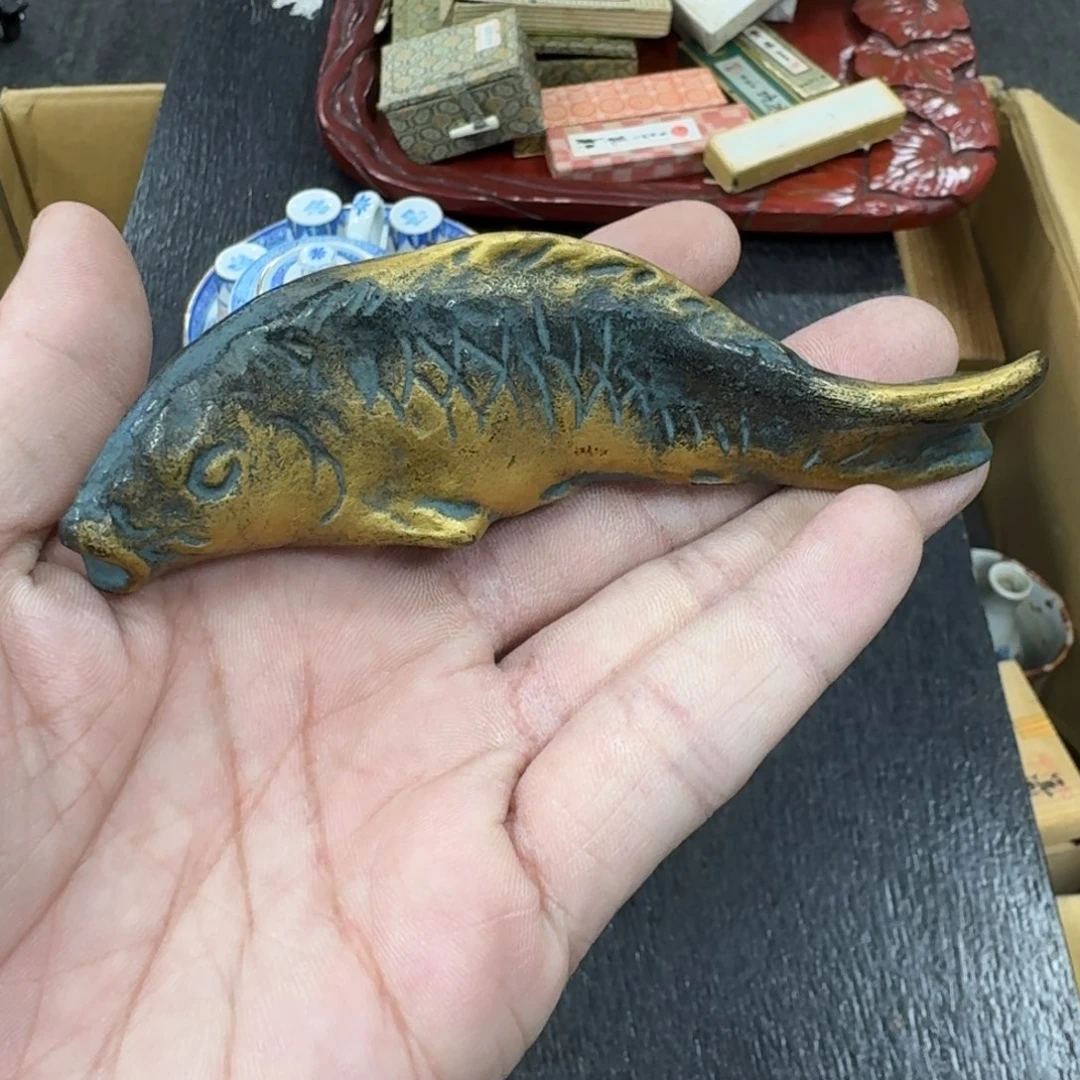 铜日本中古工艺品摆件