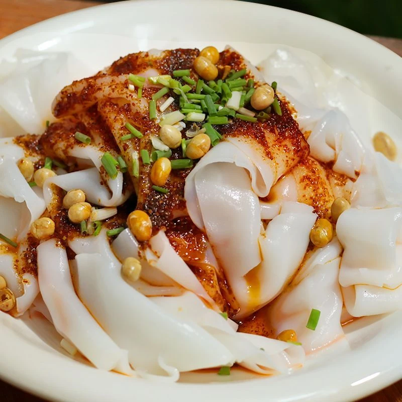 红油麻酱凉皮开袋即食免泡免煮袋装方便手工新鲜批发凉拌速食香辣