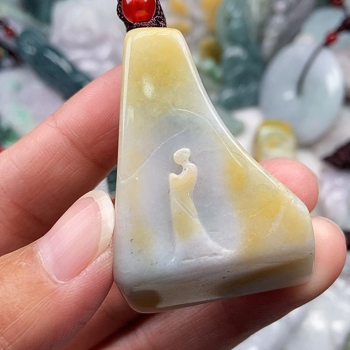 未镶嵌挂件翡翠翡翠