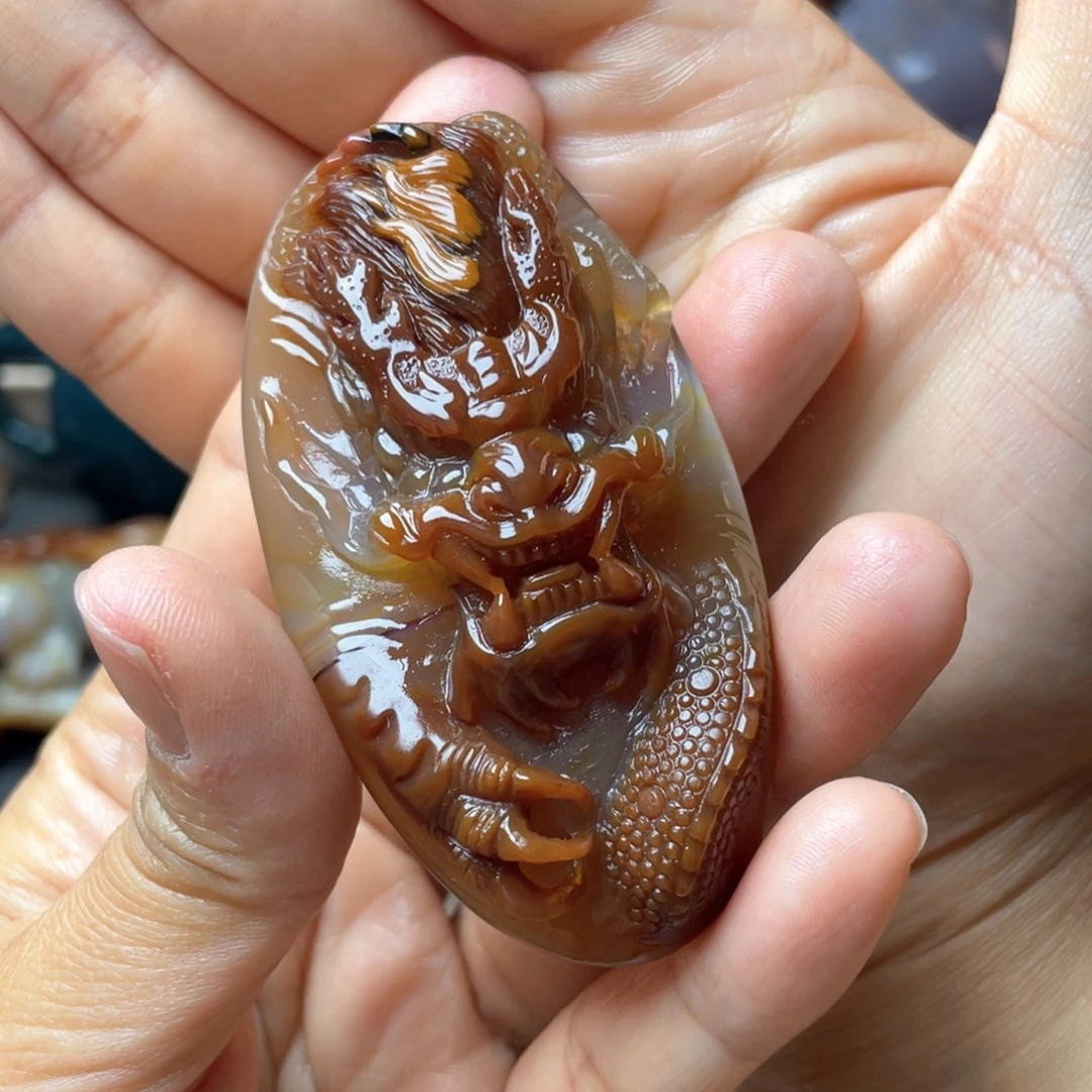 玛瑙/玉髓玛瑙未镶嵌爱**痕