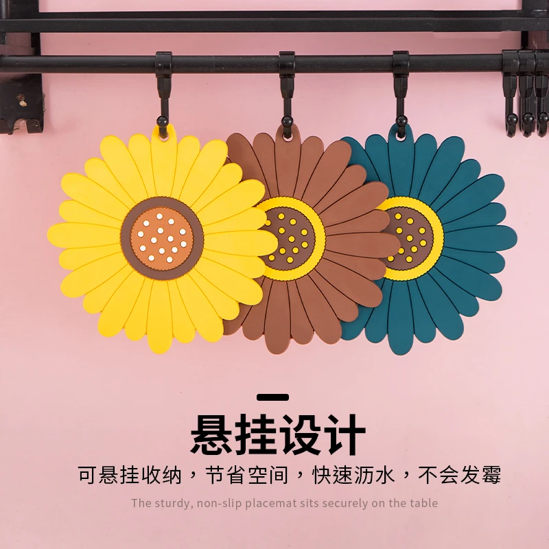 隔热垫防水创意防烫垫碗垫餐桌垫花瓶垫子可吸附防烫锅垫家用碗垫