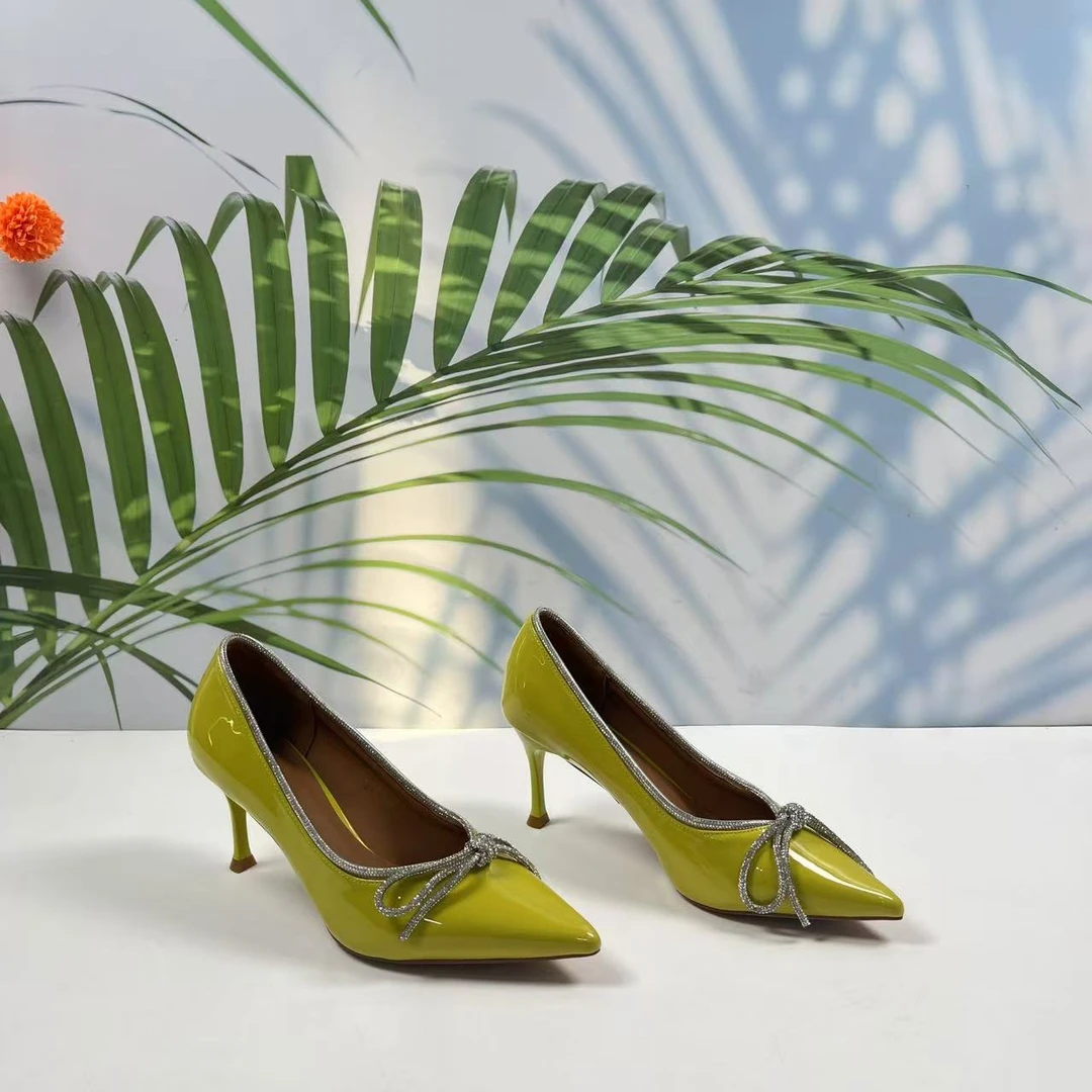 小强家女鞋 芽儿家时尚气质小高跟（Y83-28-2）（W32CYV2413604）