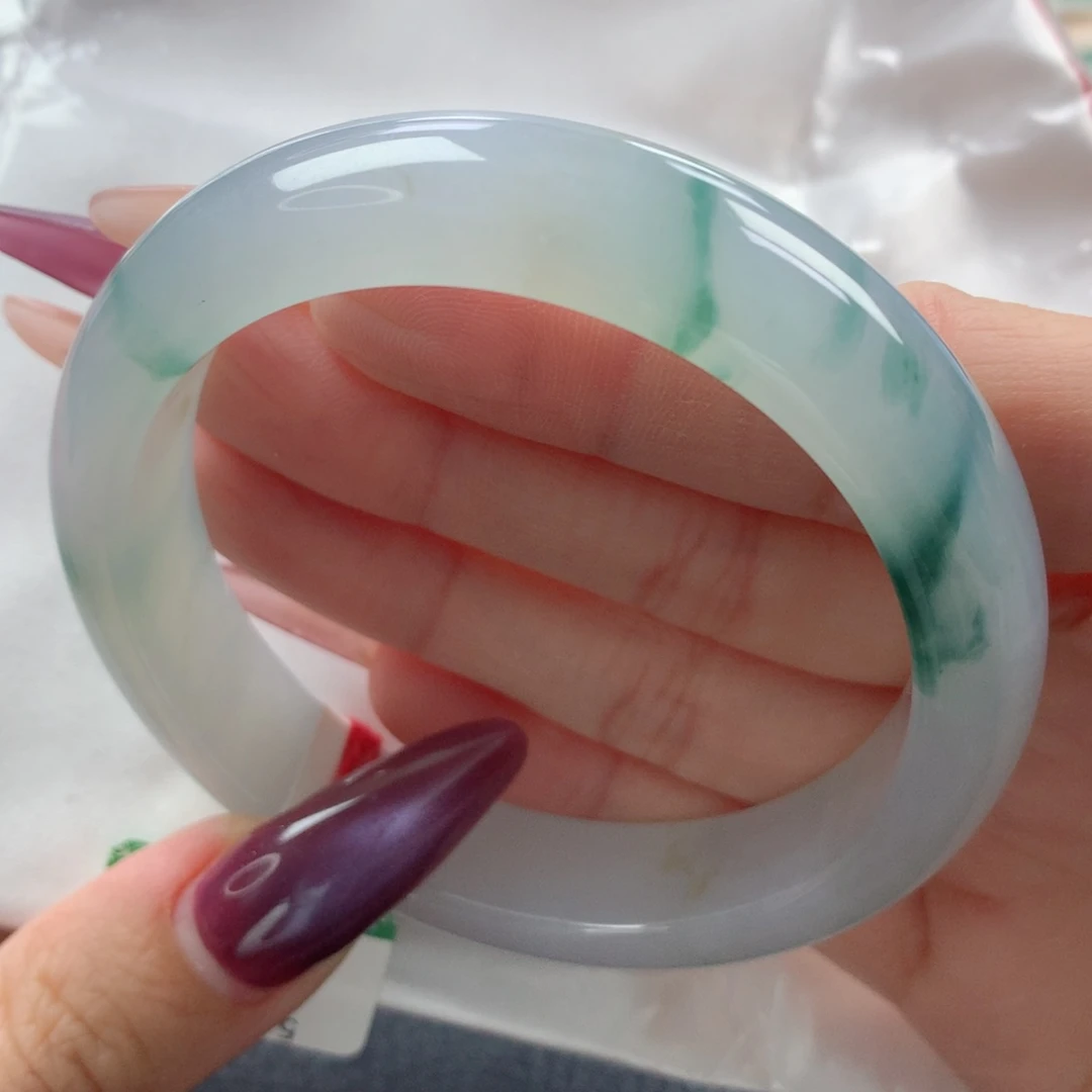 未镶嵌手镯翡翠缅甸天然翡翠A货56