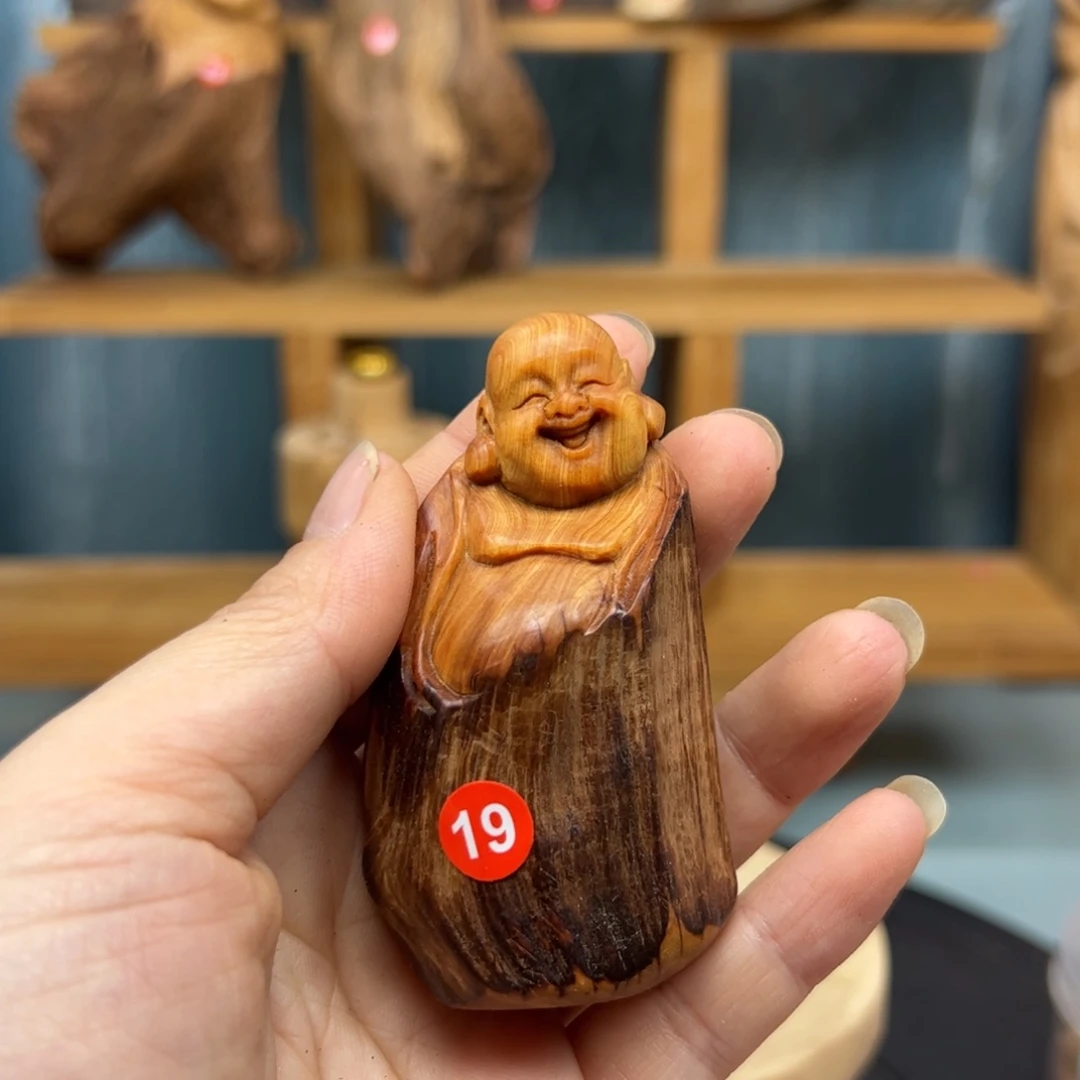 用***9木崖柏木摆件手把件，