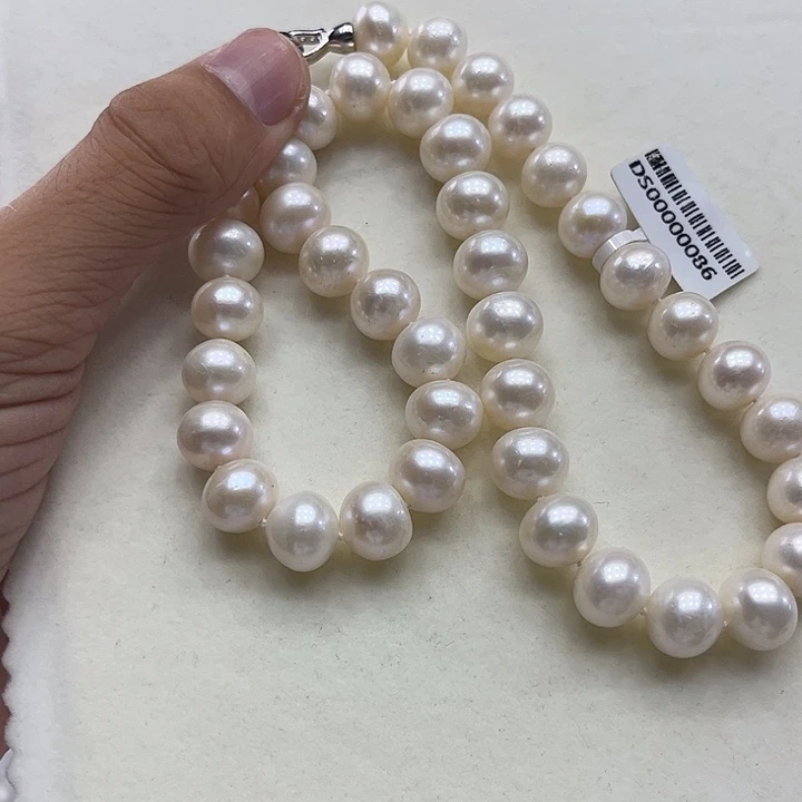 颈饰银S925镶嵌淡水珍珠卡11➕极光炫彩