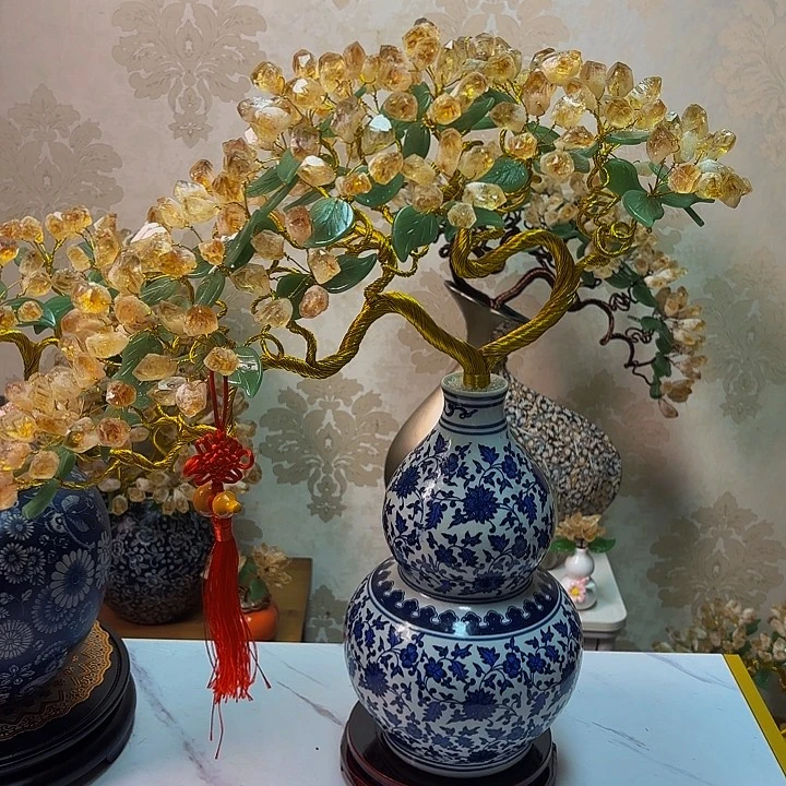 陶瓷高品质黄水招财树
