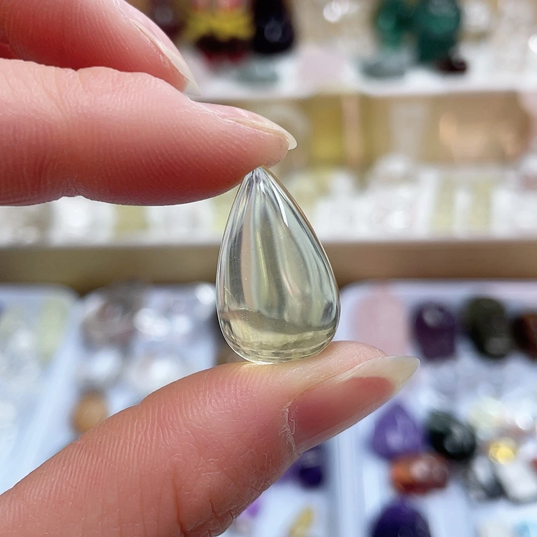 黄晶珠宝半成品未镶嵌4151