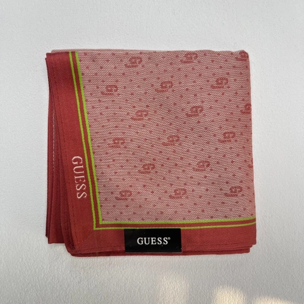 90新 GUESS 【六六中古】孤品复古方巾cp1444尺寸46*46