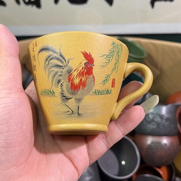 茶杯紫砂全手工紫砂主人杯