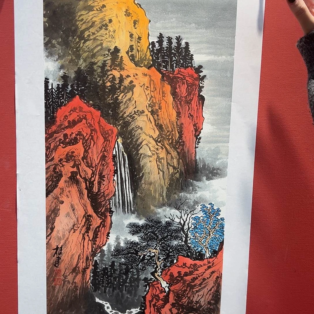 国画曹根建国画作品