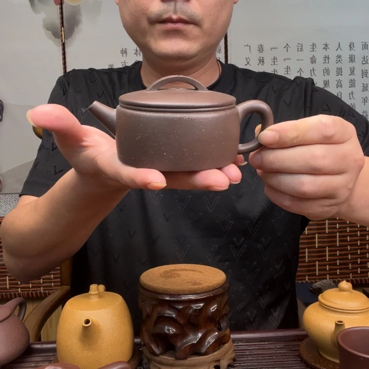 紫砂原矿紫砂壶泽*原矿全手工汉瓦200毫升左右
