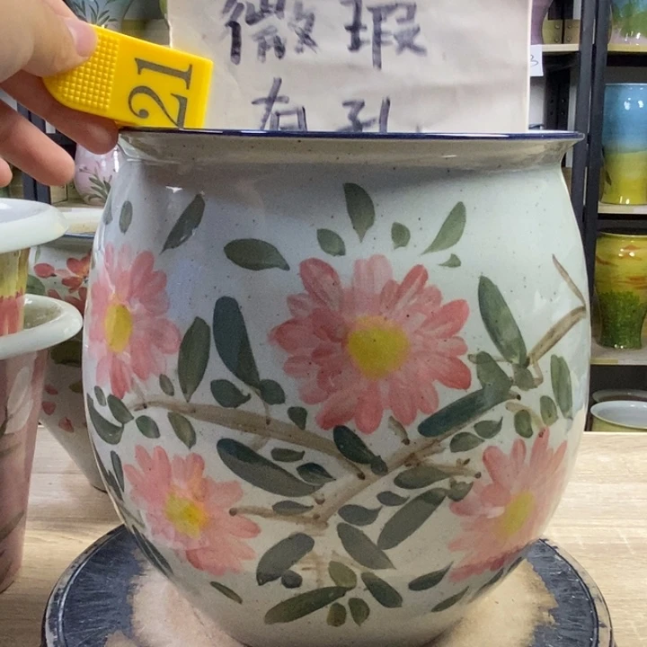 景德镇高温陶瓷花盆
