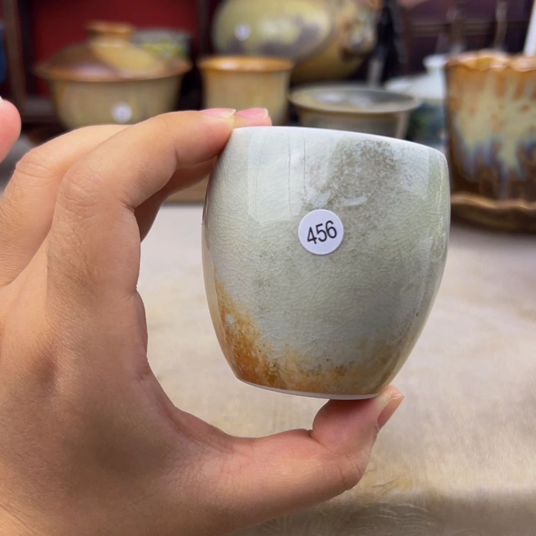 杯纯手工柴烧主人杯