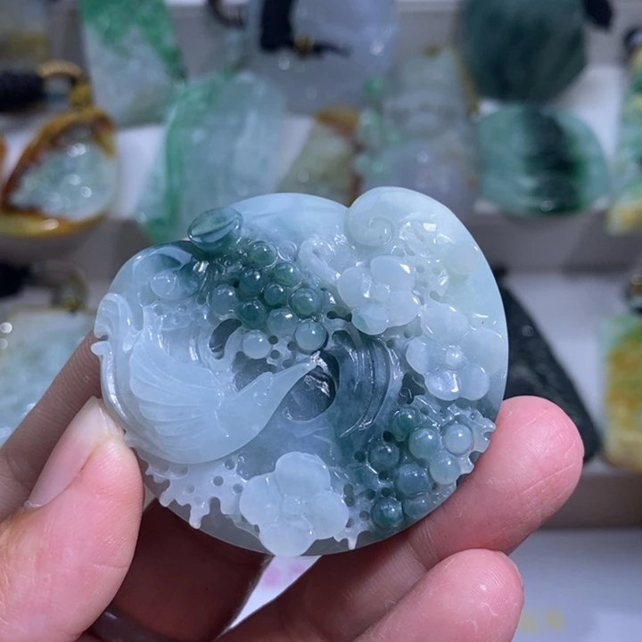 【闪购商品】颈饰未镶嵌翡翠凤凰