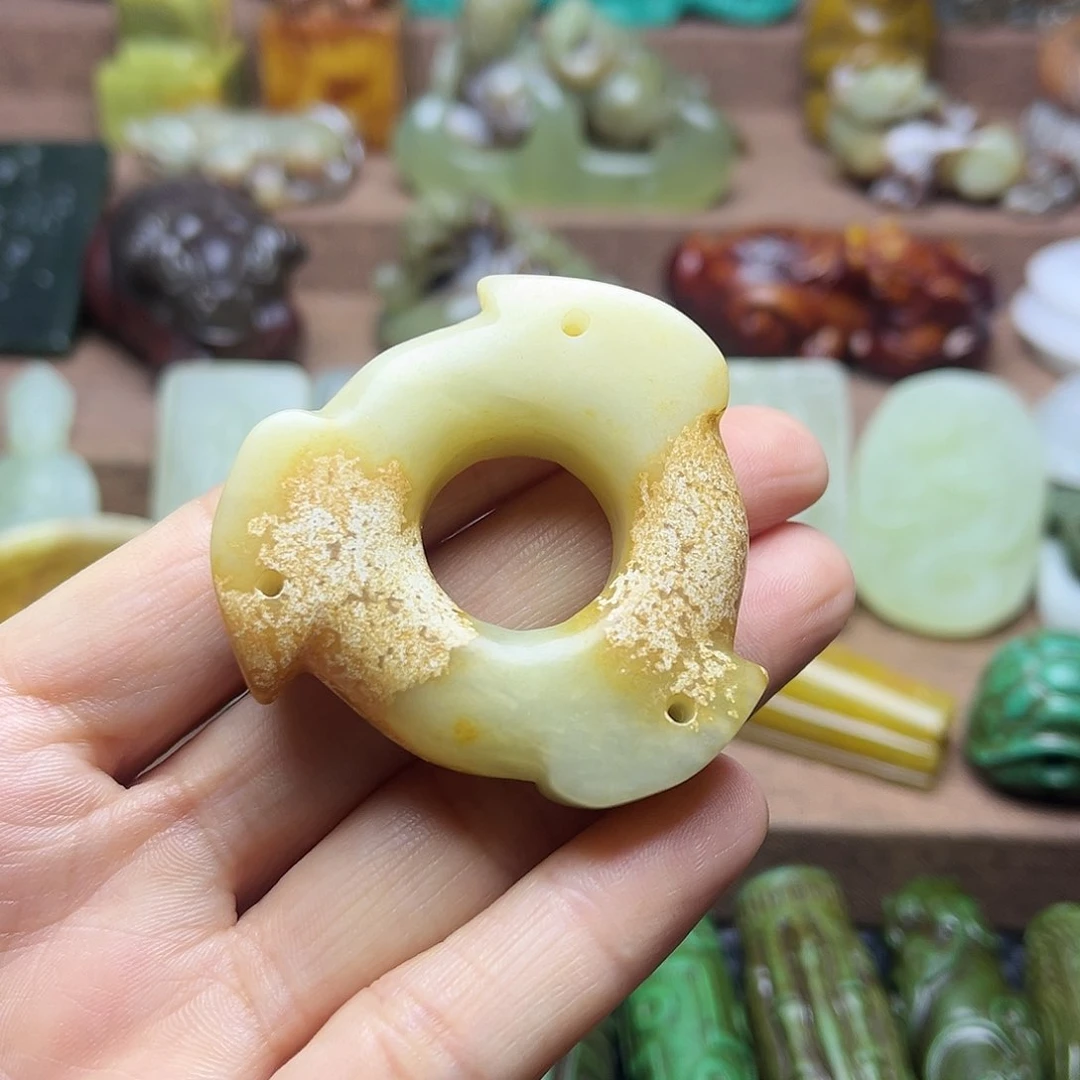 白玉菩提吊坠51。。